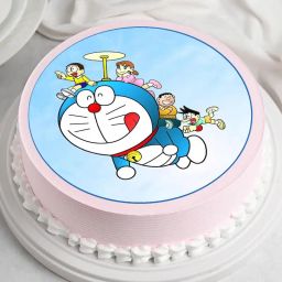 Doraemon Fam Cartoon Cake-image-35
