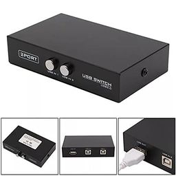 wiredcom USB Switch, Printer Sharing 2 Ports USB Switcher, USB 2.0 Selector Switch for PC Sharing Switch Box with 2 Printer Cable for PC Computer Scanner Printers Projector Camera and Keyboard image 5