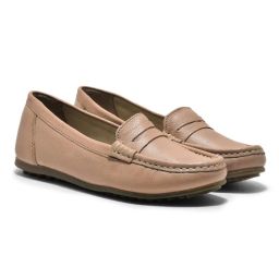 WOODLAND Women's Peach Loafers-picture-5