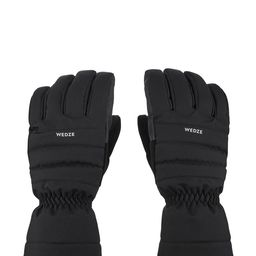 WEDZE By Decathlon Black Solid Mountain Trekking Gloves-image-9