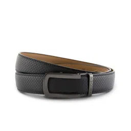 HALDEN Men Textured Leather Belt-image-101