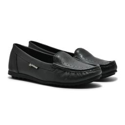 WOODLAND Women's Black Loafers-picture-10