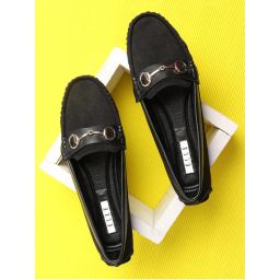 ELLE Black Women Slip On Loafers-picture-14