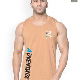 SLOWLORIS Pack Of 2 Printed Gym Vests SL26 COMBO (LOUD LGTGREEN) (ADV RUST)-picture-30