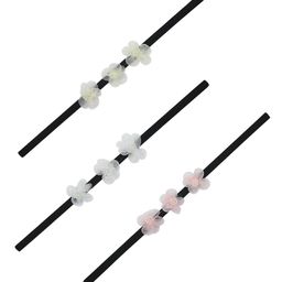 FUNKRAFTS Girls Multicoloured Set of 3 Lace Hairband-8