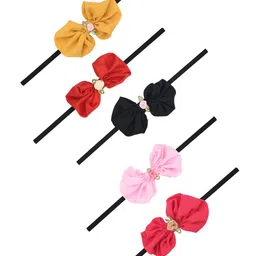 FUNKRAFTS Girls Multicoloured Set of 5 Hairbands-10