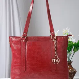 Teakwood Leathers Women Textured Leather Handheld Bag-43