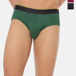 bummer Pack Of 3 Mid Rise Seamless Basic Briefs BRNXPAGE03S-26