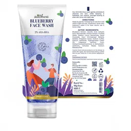 Satthwa Blueberry Face Wash with 2% AHA-BHA - 100ml-43