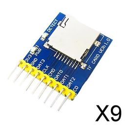Lyla 9xMicro SD Card Module Memory Shield Slot Socket Reader for SPI SDIO image 2