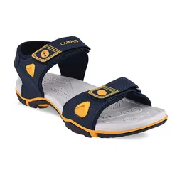 Campus Men Navy Blue & Mustard Yellow Solid Sports Sandals-image-70