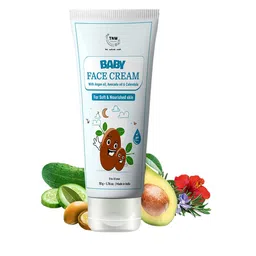 TNW the natural wash Unisex Kids White Baby Face Cream- 50g-53