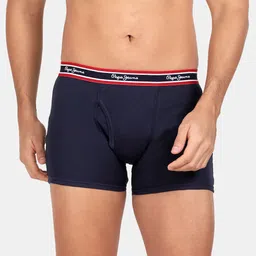 Pepe Jeans Men Pack Of 4 Outer Elastic Cotton Trunks image 3