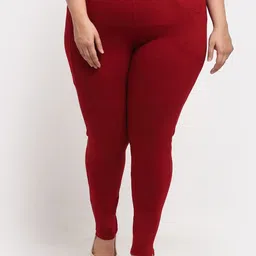 TAG 7 Women Plus Size Ankle Length Cotton Leggings-picture-3