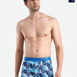 FCUK Pack Of 2 Abstract Printed Antimicrobial Trunks- BRE-02-BLK-SDLAOP-picture-0