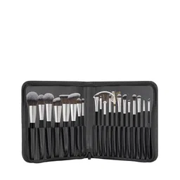 SWISS BEAUTY 20Pcs Professional Makeup Brush Set - Black-35