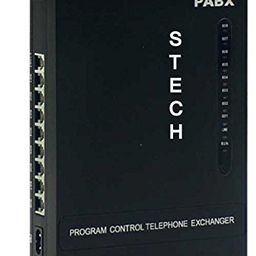 Tubros CCL EPABX Intercom System 108S for 8 line Intercommunication (Black) image 1