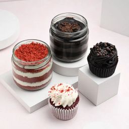 Heavenly Cupcakes N Jar Cakes Combo-image-54