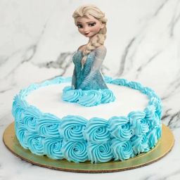 Elsa Frozen Wonderland Cake-image-31