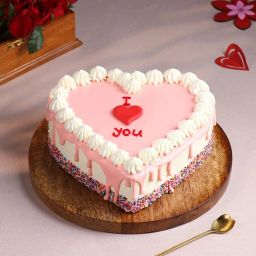 Heartfelt Drizzle Love Cake-image-4