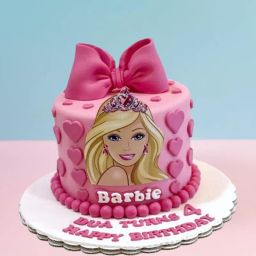 Stylish N Sweet Barbie Cake-image-31