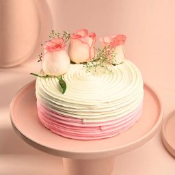 Flavorful Rose Adorned Cake-image-25