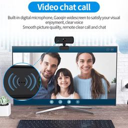 ausha AUSHA® Webcam with Microphone, HD 2K Web Camera for Laptop Computer PC Desktop, Web Cam with External Privacy Cover for Video Calling,Conferencing, Gaming (Executive Webcam) image 4