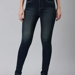SHOWOFF Women Jean Skinny Fit Light Fade Acid Wash Stretchable Jeans-image-54