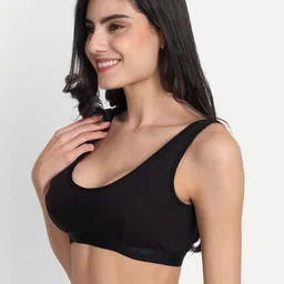 Aimly Pack Of 3 Non-Padded Full Coverage Workout Bra With All Day Comfort image 4