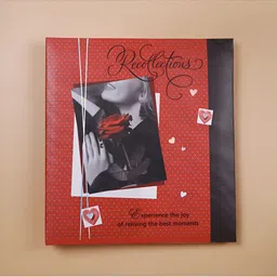 Archies Red & Black Printed Photo Album-6