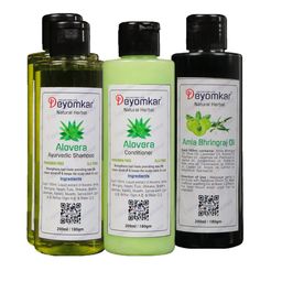 Deyomkar Set Of Set of Hair Oil, Shampoo & Conditioner-46