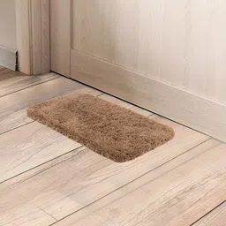 Aura Brown Textured 2Pcs 110 GSM Non Slip Doormats-image-37