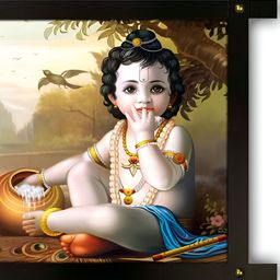 PnF Green & White Wooden Religious Wall Paintings-image-93