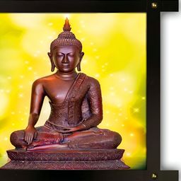 PnF Black & Brown Religious Wooden Paintings Wall Art-image-68