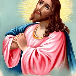 British Terminal Paper Lord Jesus Christ Religious Wall Poster-image-73