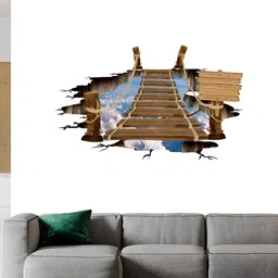 British Terminal Brown & Blue Waterproof Wall Sticker-image-72