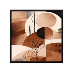 999Store Brown & Beige Canvas Abstract Painting Wall Art-image-20