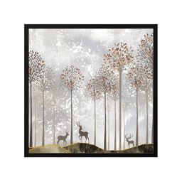999Store Grey & Black Canvas Birds and Animals Painting Wall Art-image-19