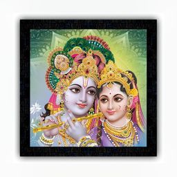 PnF Black & Blue Printed Religious Wall Art-image-101
