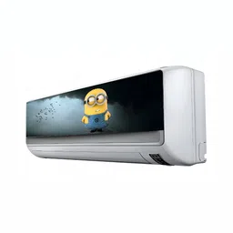 Wallpics Black & White Printed High Quality Fully Waterproof Vinyl AC Sticker-21