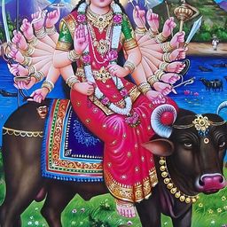 Wallpics Pink & Blue Religious Printed Wall Poster-image-76