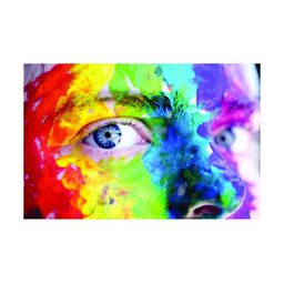 Inephos Blue & Green 1 Piece Paper Other Wall Paintings-image-25