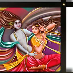 PnF Black & Orange Religious Wall Art-image-95