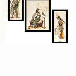 PnF Cream & Green 3 Pieces Wall Arts-image-32