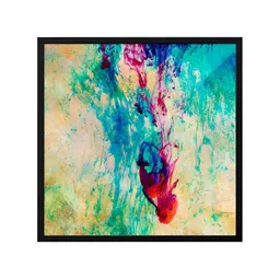 999Store Black & Blue Canvas Abstract Wall Painting-picture-10