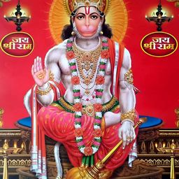Wallpics Pink & Blue Religious Wall Poster-image-44