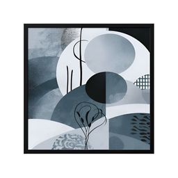 999Store Grey & White Canvas Abstract Painting Wall Art-picture-39