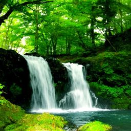Wallpics Green & White Printed High Quality Fully Waterproof Wall Sticker-image-109