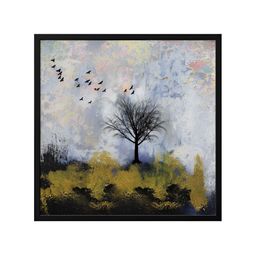 999Store Grey & Green Canvas Abstract Painting Wall Art-image-81