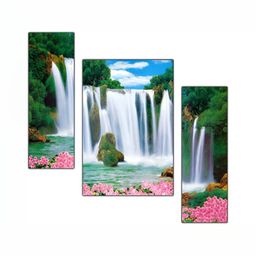 PnF Green & White 3 Pieces Floral And Botanical Wall Arts-image-44